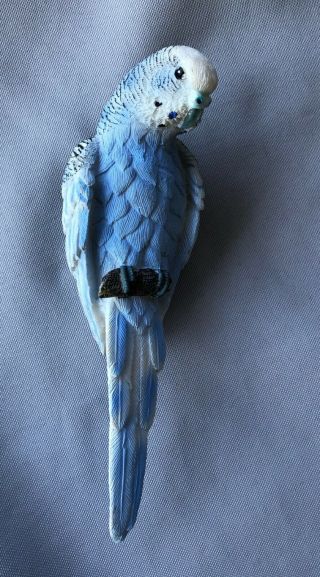 Vintage Blue Ceramic Parakeet Blue Parakeet Vintage Parakeet