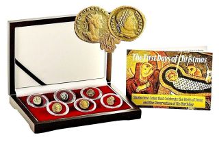 First Days Of Christmas: 6 Ancient Coins That Celebrate The Birth Of Jesus,  Boxed