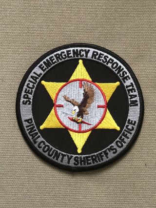 Pinal County Sheriff’s Office Special Emergency Response Team Patch.