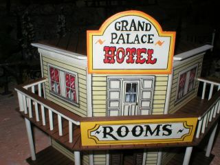 Special Order Western Playset Building Corner Hotel Same Scale As Marx