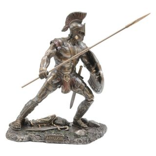 Achilles Statue Greatest Hero In Greek Ancient Mythology Bronze Sculpture 8.  27 "