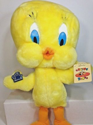 Tweety Bird Plush Looney Tunes Applause Large 18 " Vintage Yellow Stuffed Animal