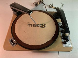 Vintage Thorens Concert Cd40 78 Record Player Turntable - From Scott 800b Console