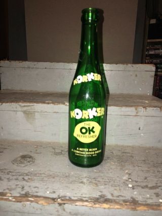 Vintage Acl Soda Pop Bottle Korker Of Brooklyn,  N.  Y.  - 12 Oz Acl