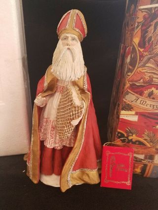 12 " Duncan Royale Santa St.  Nicholas Figurine W Hang Tag 1983