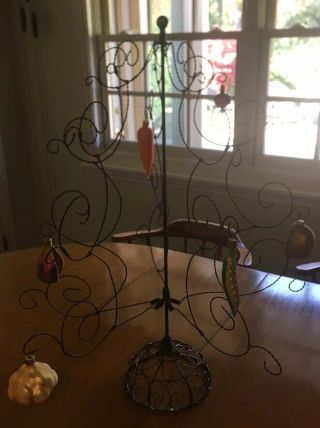 Wrought Iron Table Top Christmas Tree From Smith Hawken