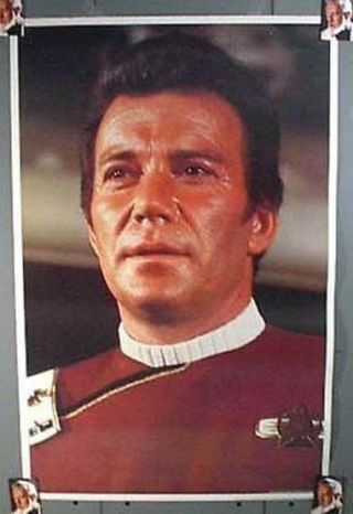 1982 Star Trek Movie Poster - William Shatner