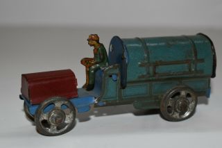Wonderful German Tin Penny Toy Tanker By Distler,  Look
