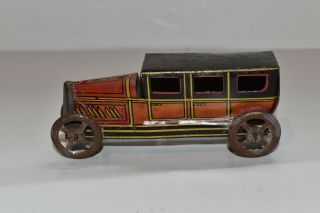 Early German Tin Penny Toy Vehicle,