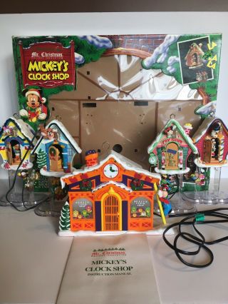Vintage 1993 Mr Christmas Mickey’s Clock Shop