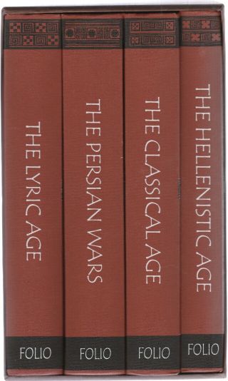 Folio Society - - History Of Ancient Greece (4 Volumes) Hardcovers / Slipcase,  A,