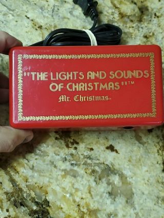 Vintage 1982 Mr.  Christmas " The Lights And Sounds Of Christmas Model:124