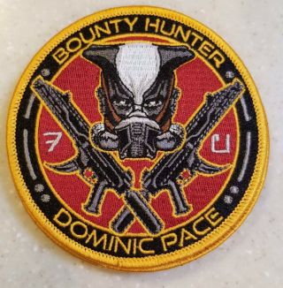 4” Bounty Hunter Patch With Dominic Pace Autograph