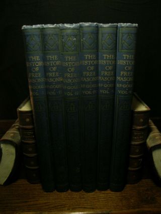 The History Of Freemasonry - Gould Ancient Mysteries Culdees Masonic Occult Rare