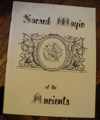 Sacred Magic Of The Ancients 6 Monographs Foundation For Divine Meditation Look