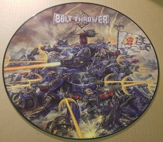 Bolt Thrower,  Realm Of Chaos,  1989 Death Metal Limited Edition Picture Disc.