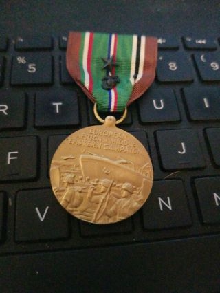 European–african–middle Eastern Campaign Medal W/ Usmc Fleet /star Device