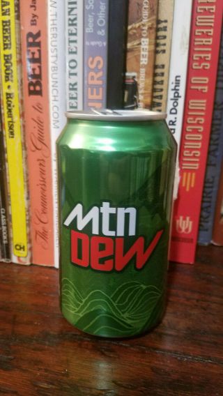 Mountain Dew 12oz Sot Soda Can Mtn Dew Logo 2009