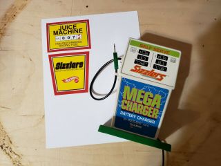 Sizzlers Juice Machine Stickers Decals For Pm Mega Charger Hot Wheels