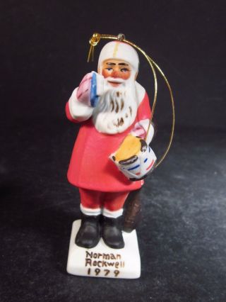 Norman Rockwell Dave Grossman 1979 NRX24 DRUM FOR TOMMY ORNAMENT Santa 2