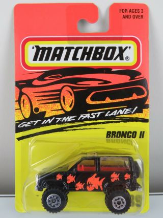 Matchbox Superfast Vintage 1987/1996 39/35 Ford Bronco Ii Piranha In Pack