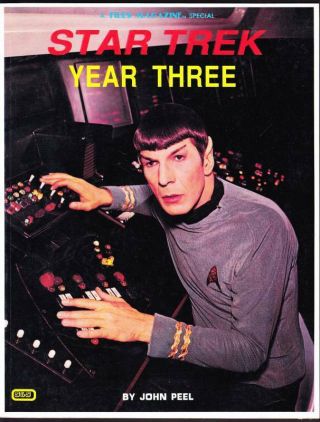 Star Trek Year Three By John Peel - 1987 Softcover 160 Pages - Nichelle Nichols