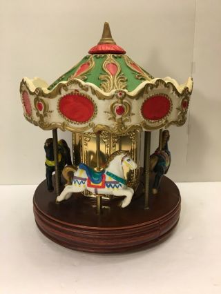 Merry - Go - Round.  Waco.  Melody In Motion Ceramic Music Horse.  Made In Japan.