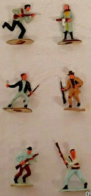Blue Box French Resistance Figures Similar To Marx Miniatures