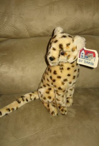 1976 Dakin Fun Farm Safari Chi The Cheetah 13 " Plush Stuffed Plush W/ Tag
