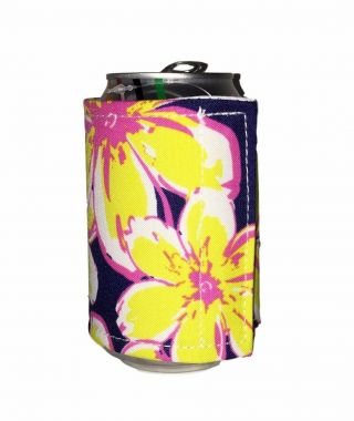 Custom Personalized Can Or Bottle Wrap Around Drink Insulation Cooler (beach.