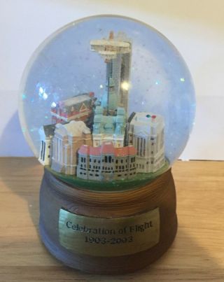Celebration Of Flight 1903 - 2003 Snow Globe/ Music Box,  With Box