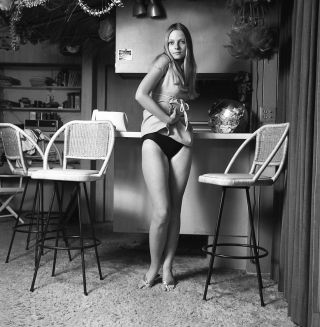 1960s Ron Vogel Negative,  Sexy Blonde Pinup Girl,  Legs,  Cheesecake,  T250808