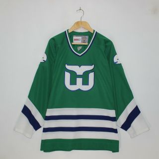 Vintage Hartford Whalers Ccm Nhl Hockey Jersey Mens Size Xl Green