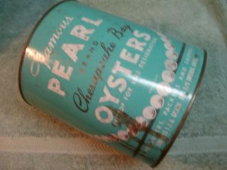 Pearl Brand Chesapeake Bay Oysters 1 Gallon Can 2