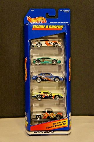Hot Wheels Figure 8 Racers,  1/64 Scale,  5 Car Gift Pack,  1997