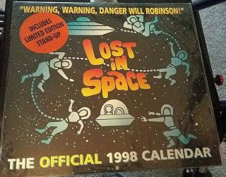 Lost In Space - Official 1998 Calendar - - Rare B9 Stand - Up