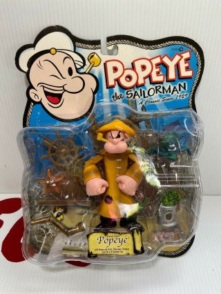 Popeye The Sailor Man Storm Gear Series 2 5” Figure 2001 Mezco
