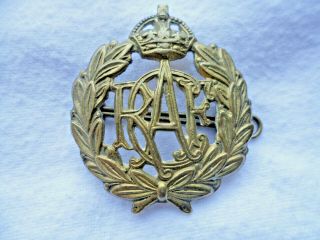 Royal Canadian Air Force Ww Ii/post - Wwii 2nd Type Cap Badge,