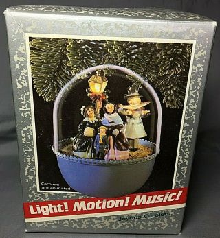 1989 Hallmark Keepsake Magic Motion Christmas Ornament Joyous Carolers