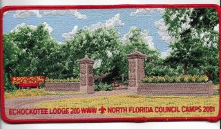 Oa Lodge 200 Echockotee North Florida Council Camps 2001