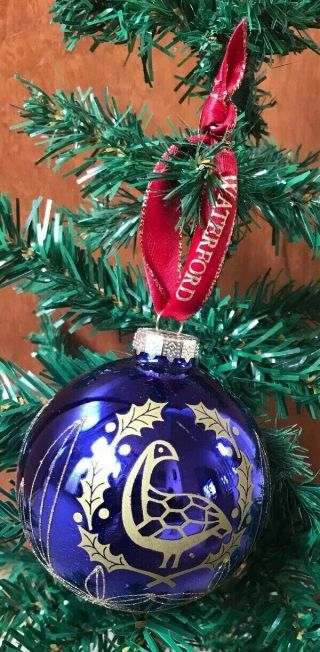 Waterford Holiday Heirlooms Partridge In A Pear Tree 12 Days Christmas Ornament