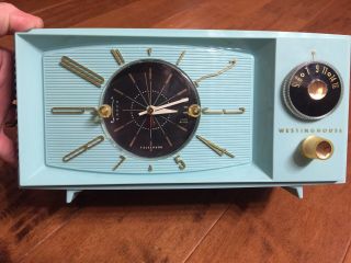 Vintage Westinghouse Telechron Clock Radio Model H - 671t5 Retrofitted Bluetooth