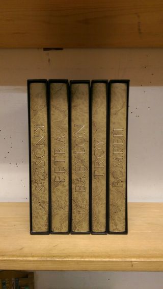 Lost Cities Of The Ancient World: Set of 5 Books: Folio Society in Slipcase. 3