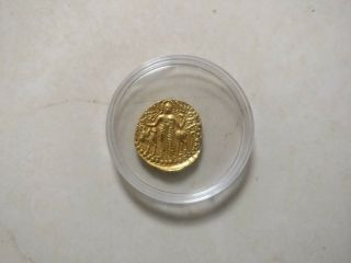 Ancient Indian Gold Coin - Kushan.  Vasudeva I - 191 - 225 Ad