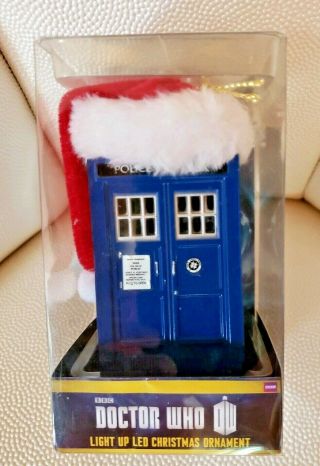 Doctor Who Tardis Christmas Ornament Led Light Up