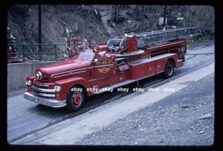 Pittsburgh Pa T23 1958 Seagrave 75 