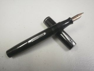 Vintage U.  S.  A.  1930 ' s Watermans Ideal 32V Black Lever Fountain Pen Not 3