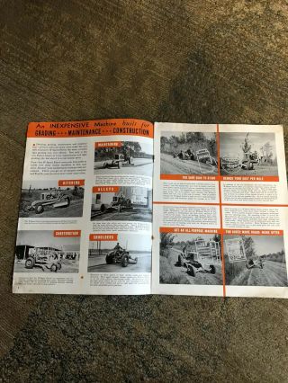 Allis - chalmers W Speed Patrol Sales Brochure Booklet 8 Pages 2