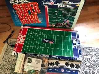 Nib Vintage 1990’s Nfl Tudor Electric Football Bowl Game Complete