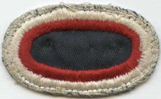 Wwii 11th Airborne Division Headquarters Uniform Removed Twill Jump Wing Oval